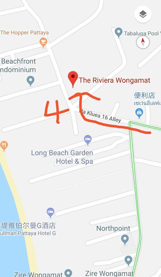 The Riviera Wongamat Hong Apartment Pattaya Eksteriør bilde